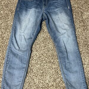 Maurices Light Blue Skinny Jeans Size 18 Reg